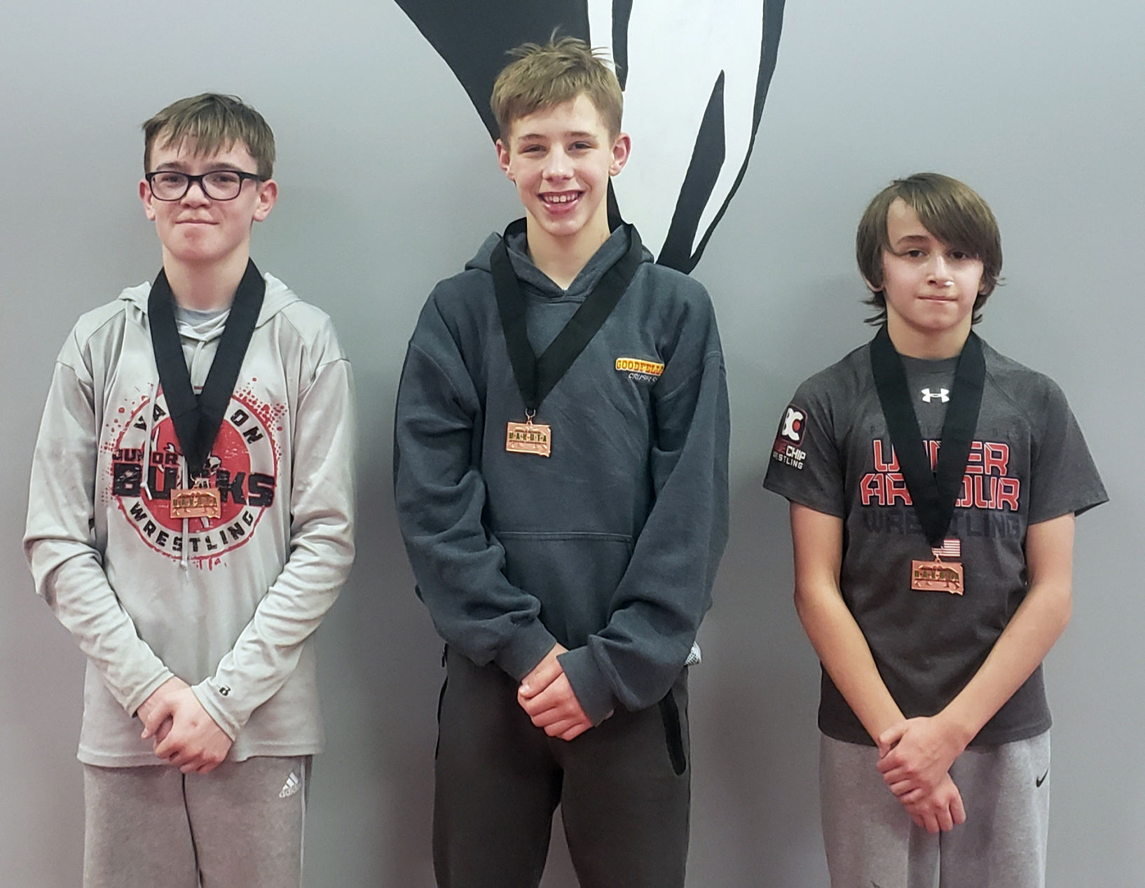 State Middle School Wrestling Placewinners